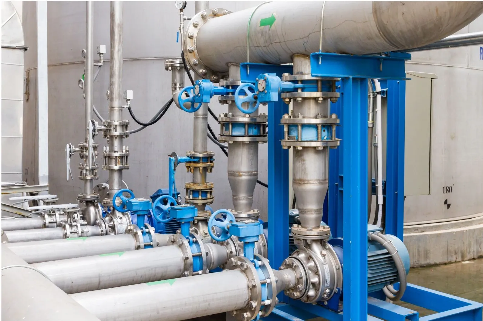 AI inspection of pipelines and process piping detecting corrosion, leaks, coating damage, cracks, and overheating.